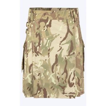 Multi Camouflage Kilt For Men