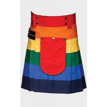 Pride Rainbow Hybrid Kilt