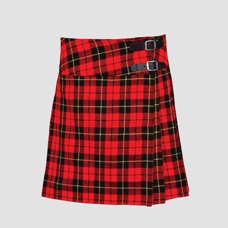 Ladies Women Wallece Tartan Pleated Billie Kilt Skirt 