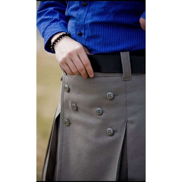 Cargo Utility Kilt With Dual Pockets