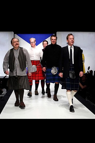 Lucasini Scottish Highland Jacobite Jacobean Ghillie Kilt Shirt Tartan Sporran 